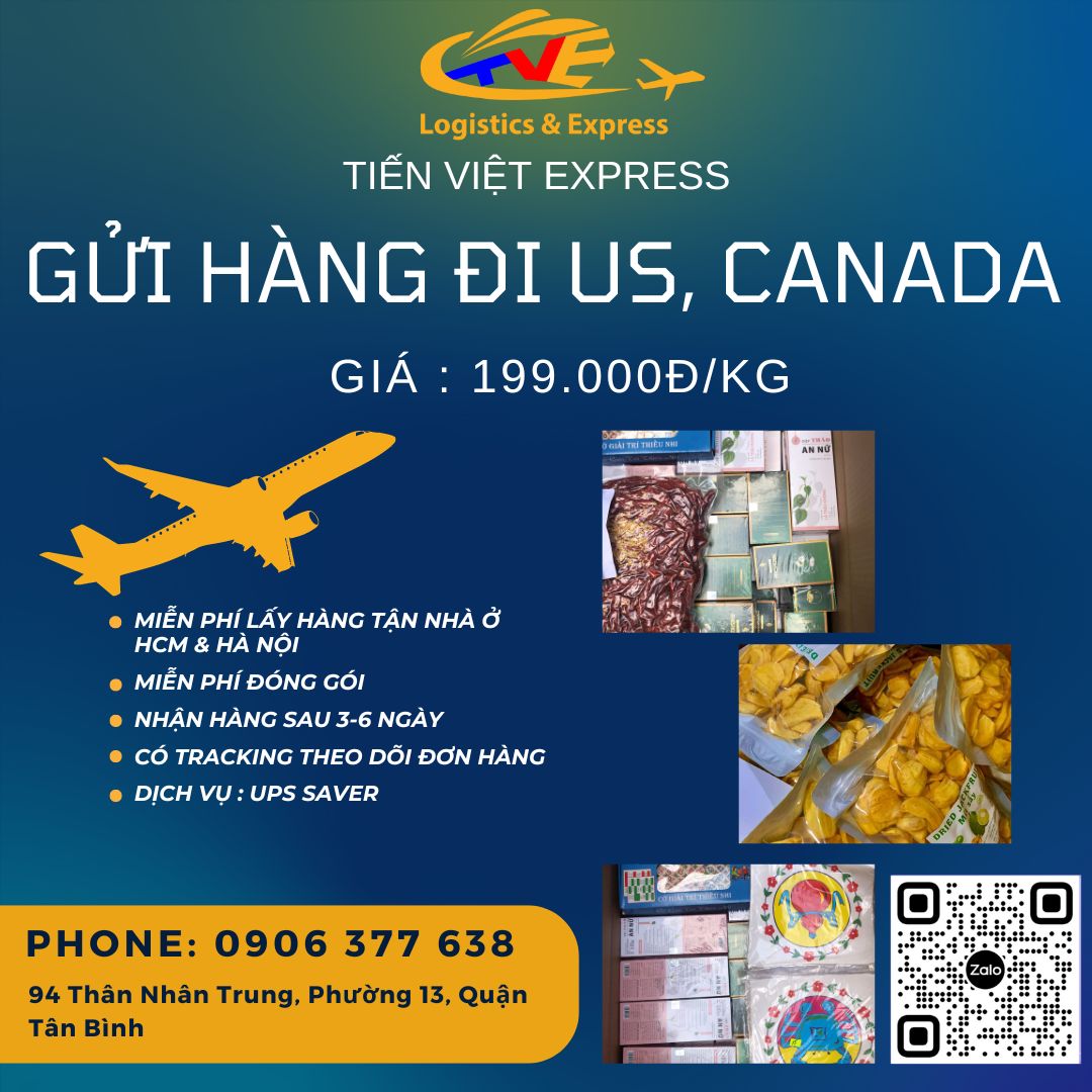 Nhận gửi hàng nệm, hàng quá khổ, hàng nặng đi Mỹ, Canada giá rẻ